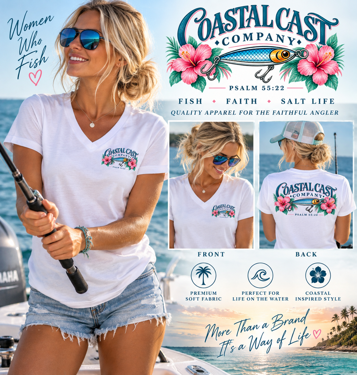 Women’s relaxed v-neck t-shirt