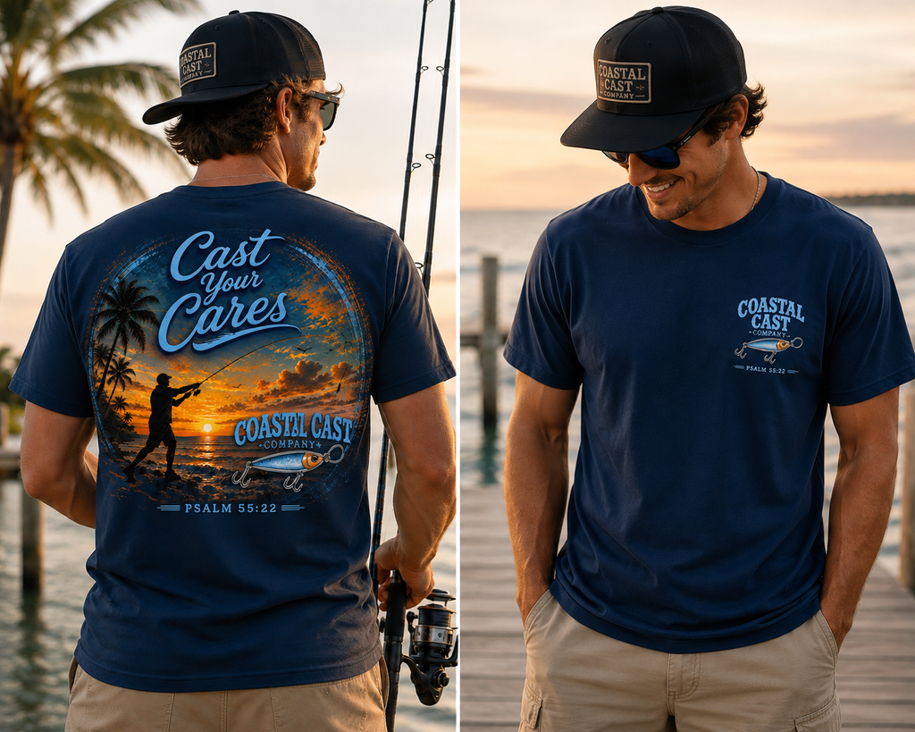 Cast Your Cares Short Sleeve T-shirt