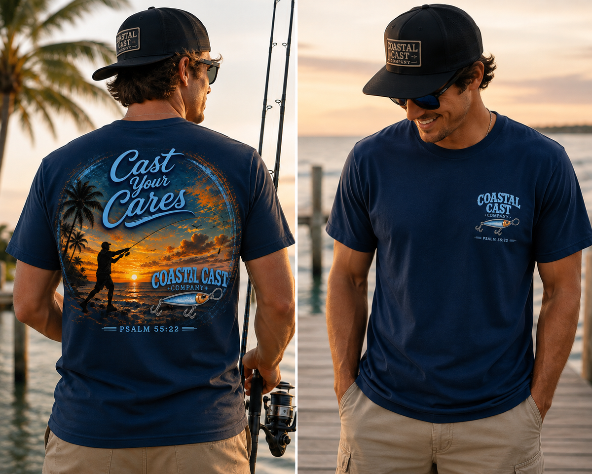 Cast Your Cares Short Sleeve T-shirt